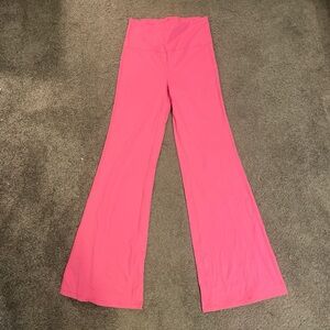 Happily Grey Pink Flare Leggings